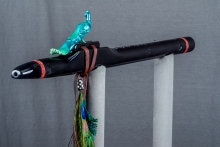 Nigerian Ebony Native American Flute, Minor, High C-5, #N20F (1)